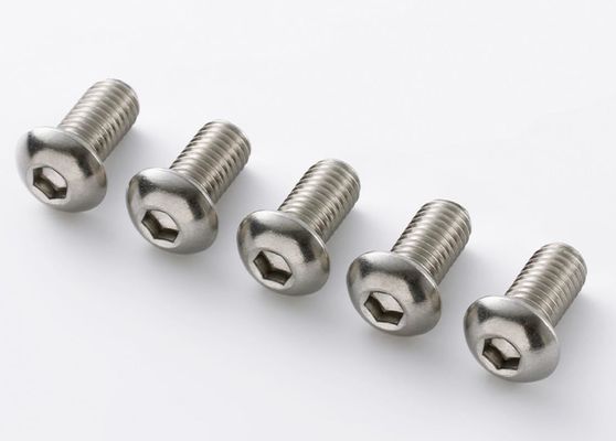 Hohe Edelstahl-Rundkopf-Sechskantschraube der Härte-304 100% besonders angefertigt unter ISO-LÄRM-BS UNI-Qualitäts-Standards