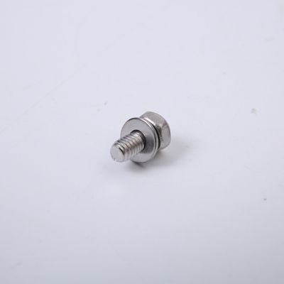 Vernickeln Sie überzogenen Kohlenstoffstahl schraubt Satz M3M4M5M6 Pan Head Combination Screw Three