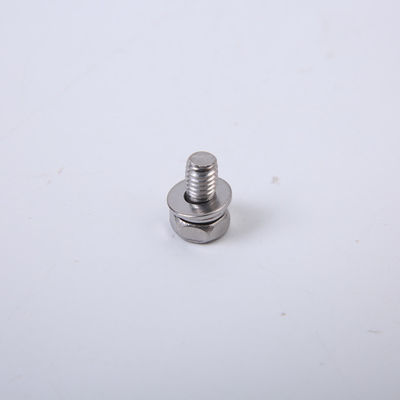 Vernickeln Sie überzogenen Kohlenstoffstahl schraubt Satz M3M4M5M6 Pan Head Combination Screw Three