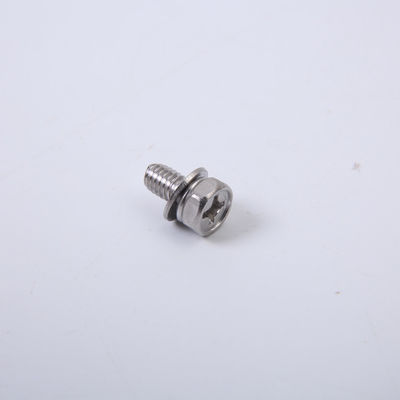 Vernickeln Sie überzogenen Kohlenstoffstahl schraubt Satz M3M4M5M6 Pan Head Combination Screw Three