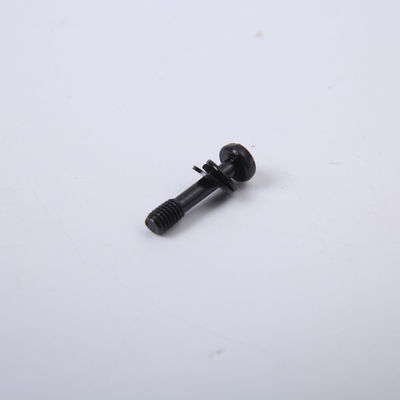 Schwarzer verzinkter Schrauben-Rundkopf mit Waschmaschinen-dreifachem Satz, gekerbter QuerPan Head Screw