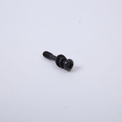 Schwarzer verzinkter Schrauben-Rundkopf mit Waschmaschinen-dreifachem Satz, gekerbter QuerPan Head Screw