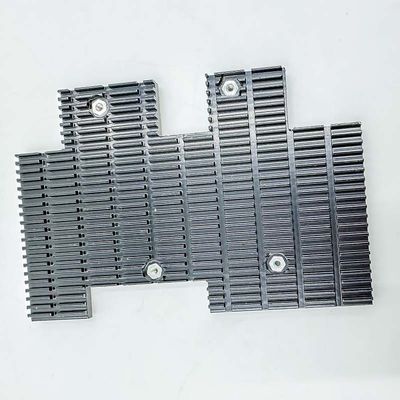 Kundenspezifischer Aluminiumlegierungs-Kühlkörper 3240 11mm oxidierte schwarzen elektronischen Chip Heat Sink