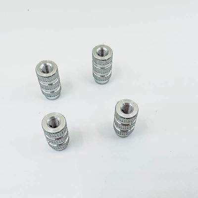 Kundenspezifische Metalldrehbank zerteilt medizinischen kupfernen Edelstahl-Spindel Pin