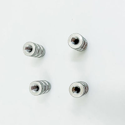 Kundenspezifische Metalldrehbank zerteilt medizinischen kupfernen Edelstahl-Spindel Pin