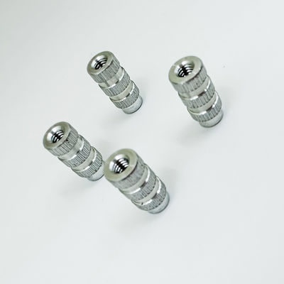 Kundenspezifische Metalldrehbank zerteilt medizinischen kupfernen Edelstahl-Spindel Pin