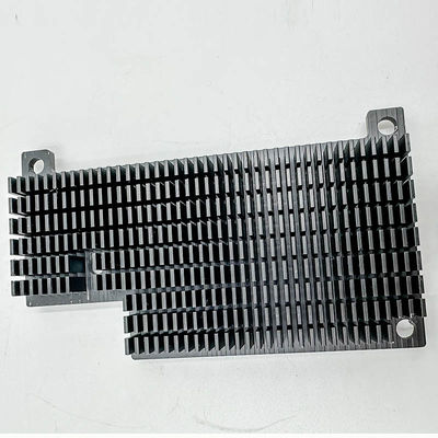 Kühlsystem-Schwarzes anodisierter Kühlkörper, kundenspezifischer Aluminium-CPU-Kühlkörper