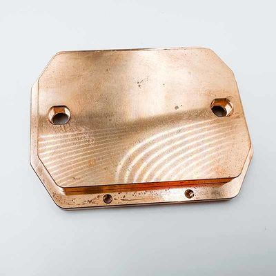 Kundengebundene maschinell bearbeitende kupferne Teile für Computer CPU/Beleuchtungs-Industrie