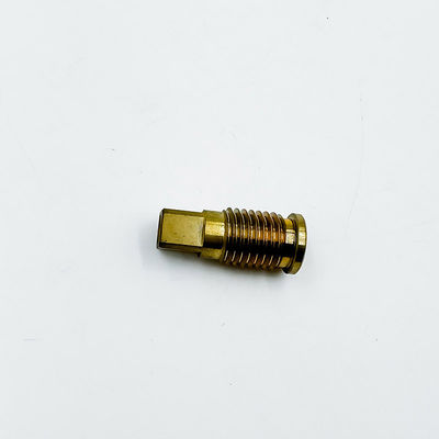 Messing-Drehenteile CNC, runde Drehbank-Gewindeschneiden-Werkzeug-Mittel-Kupfer-maschinelle Bearbeitung