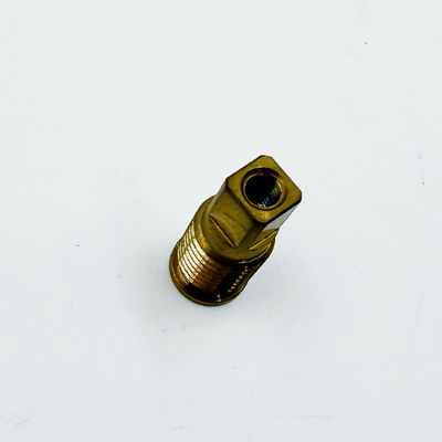 Messing-Drehenteile CNC, runde Drehbank-Gewindeschneiden-Werkzeug-Mittel-Kupfer-maschinelle Bearbeitung