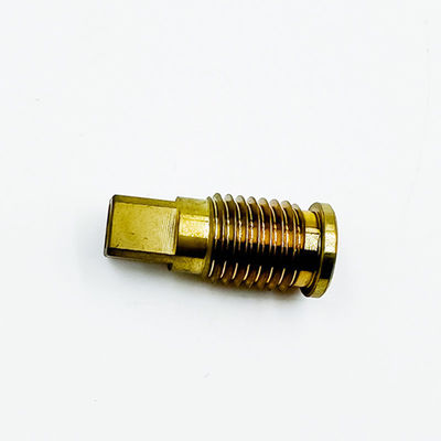 Messing-Drehenteile CNC, runde Drehbank-Gewindeschneiden-Werkzeug-Mittel-Kupfer-maschinelle Bearbeitung