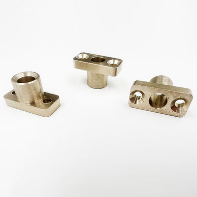 Fertigte Messing-Komponenten-kupferne Nuss-Kupfer-Spalte CNC Präzision maschinell bearbeitete besonders an