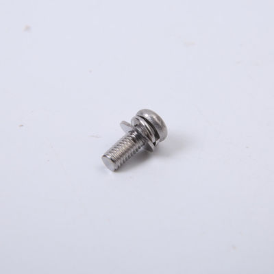Schraubt M2 Edelstahl M2.5 M3 M4 Rundkopf-Pan Head Bolt With Washer-Kombination