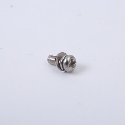 Schraubt M2 Edelstahl M2.5 M3 M4 Rundkopf-Pan Head Bolt With Washer-Kombination