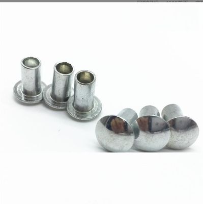 Halb Höhlen-ovales Haupteisen-Niet-Metallsimplex-industrielle weiße galvanisierte Niete