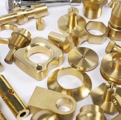 Nichtstandardisierte kundenspezifische Messingteil-mechanische Hardware, die CNC maschinell bearbeitet, das Drehen zu drechseln