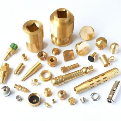 Nichtstandardisierte kundenspezifische Messingteil-mechanische Hardware, die CNC maschinell bearbeitet, das Drehen zu drechseln