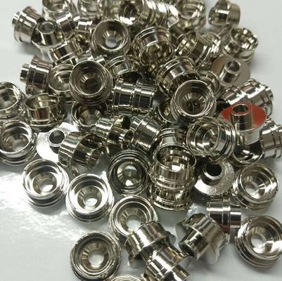 Präzision galvanisierten kupferne Drehenteile CNC Goldsilbernes Nickel Rose Gold Tin Oxidation