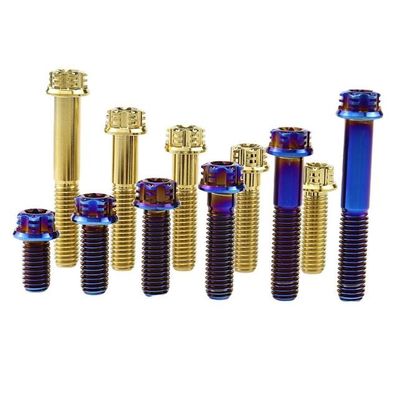 Der Titanlegierungs-Mikrobogen, der Mao Self Drilling Self Tapping anodisiert, schraubt Edelstahl