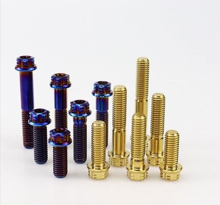 Der Titanlegierungs-Mikrobogen, der Mao Self Drilling Self Tapping anodisiert, schraubt Edelstahl