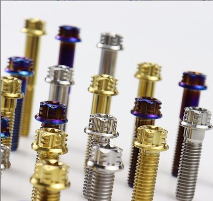 Der Titanlegierungs-Mikrobogen, der Mao Self Drilling Self Tapping anodisiert, schraubt Edelstahl