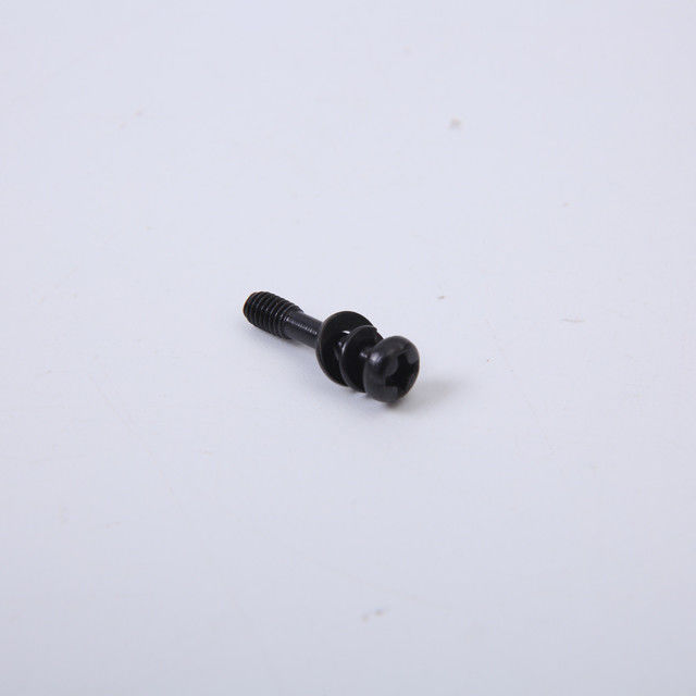 Schwarzer verzinkter Schrauben-Rundkopf mit Waschmaschinen-dreifachem Satz, gekerbter QuerPan Head Screw